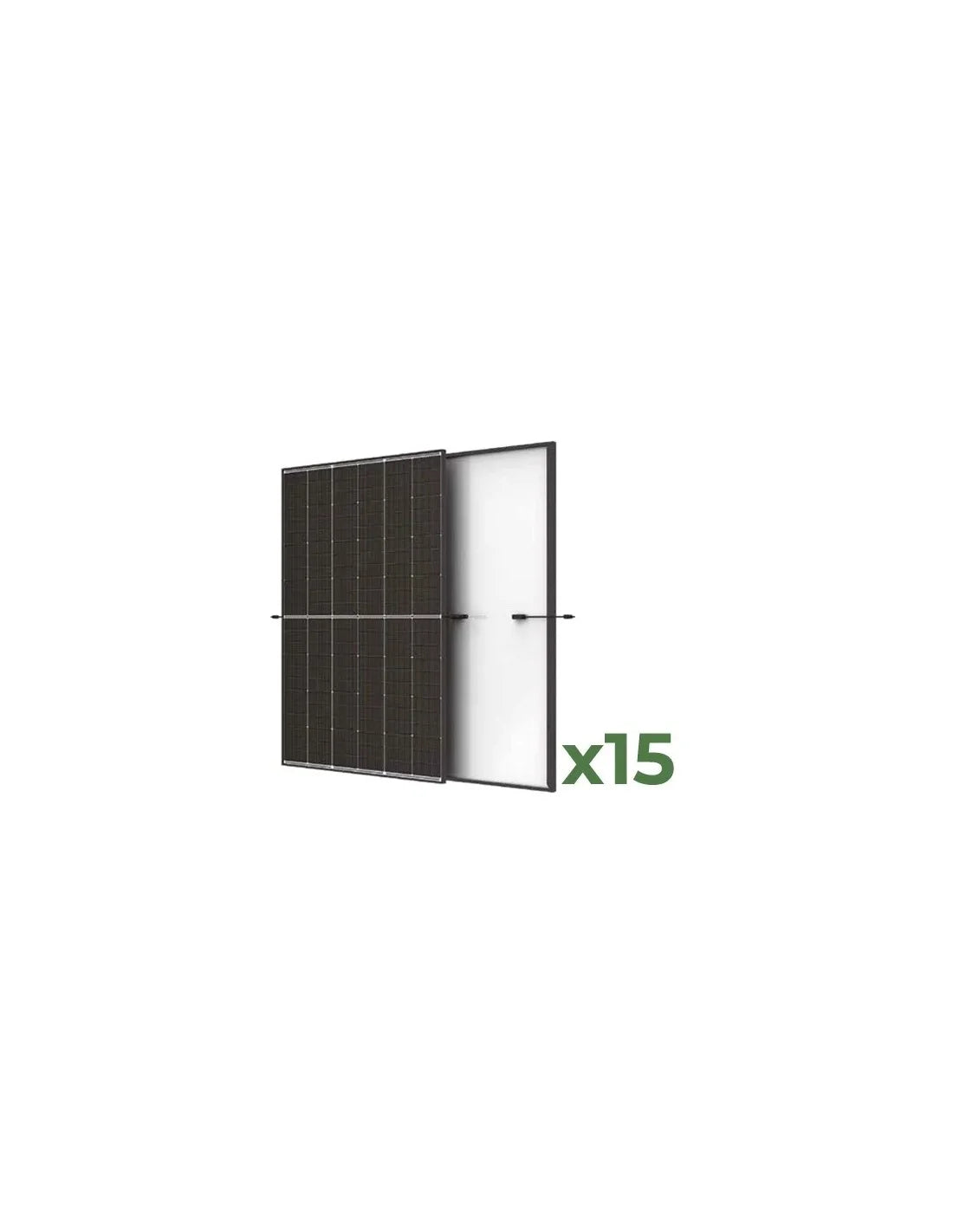Set 15 pannelli solari fotovoltaici 510W tot. 7650W mono TRINASOLAR Vertex S+