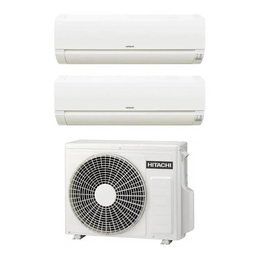 Climatizzatore Hitachi Dodai FrostWash dual split da 9000+9000 btu inverter in R32 RAM-40NE2F in A++