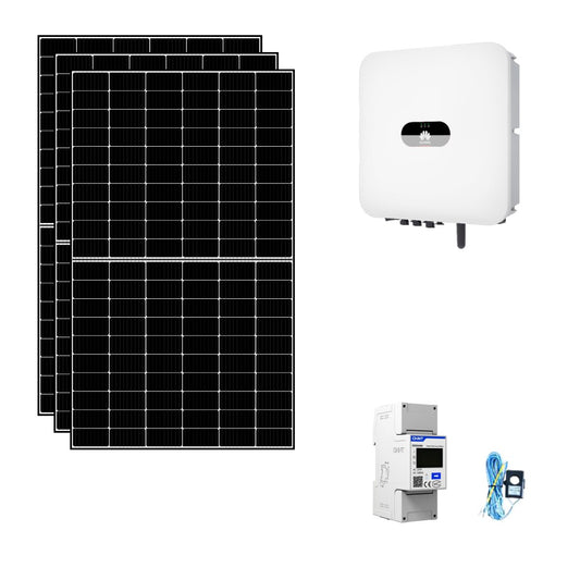 Kit fotovoltaico 2 kWp connesso in rete con pannelli ed inverter Huawei Battery ready | 2KWHUA