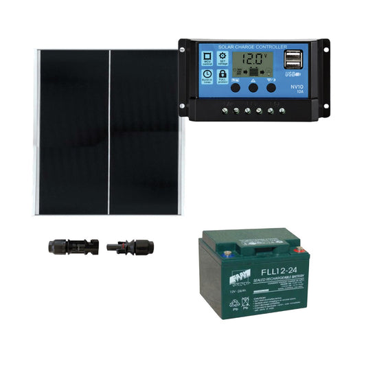 Kit fotovoltaico ad isola 50Wp per luoghi isolati | STARTER+50