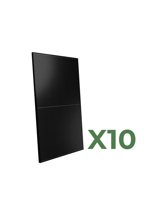 Set di 10 pannelli solari fotovoltaici bifacciali 500W tot. 5000W mono Peimar